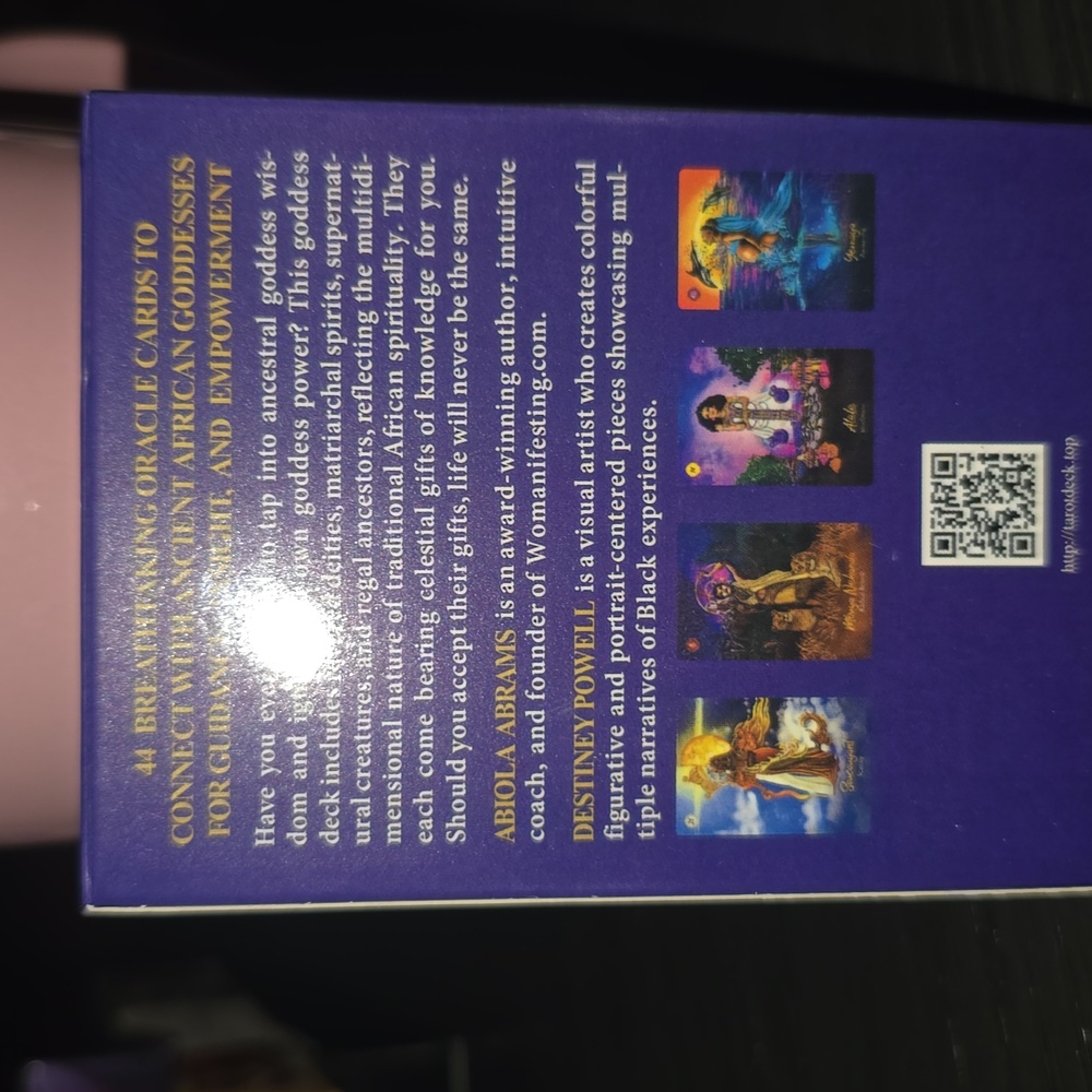 African Goddess Rising Oracle Deck!! 🖤💛 - Picture 2 of 2